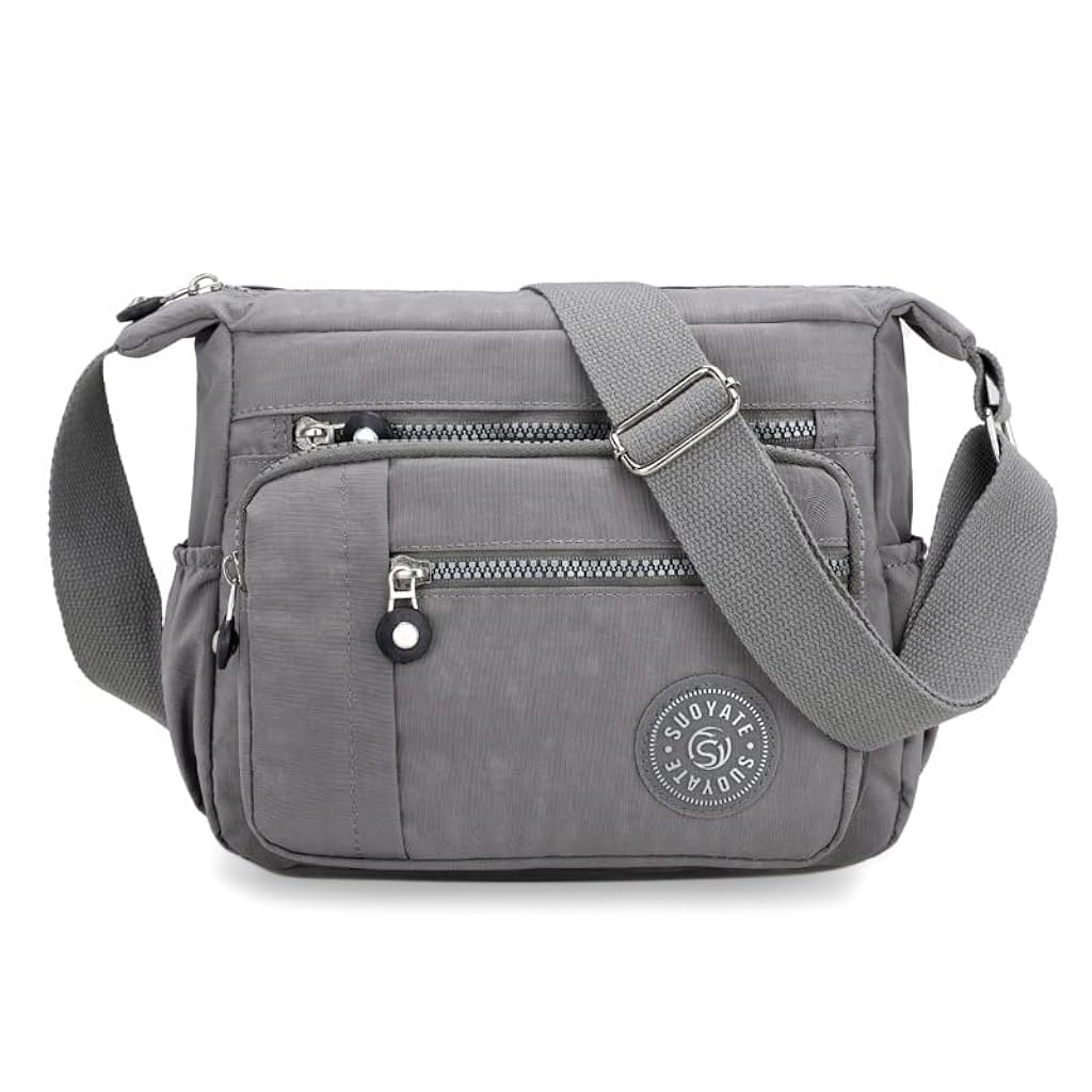PALAY Women Crossbody Bag Waterproof Nylon Multi-layer Crossbody Bag Casual Satchel Bag Shoulder Bag Messenger Bag Travel Crossbody Bag Day Pack PALAY Women Crossbody Bag Waterproof Nylon Multi-layer Crossbody Bag Casual Satchel Bag Shoulder Bag Messenger Bag Travel Crossbody Bag Day Pack
